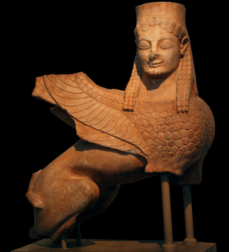 Sculptures Le Sphinx Mythologie Grecque